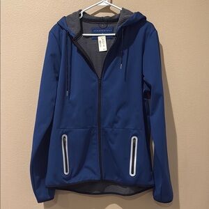 Aeropostale Blue Utility Jacket with Hood